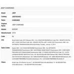 2014 Jeep Cherokee Scuff Plate 1ud18dx9aa. Fixed Price $109.99.