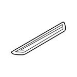 Genuine Oem Door Trim Sill Plate Insert For Bmw 51477436037. Fixed Price $166.82.