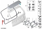 Bmw X5 E70 Trunk Boot Lid Gasket Seal 51767177284 Genuine. Fixed Price $212.28.