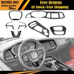 For Dodge Challenger 2015 2016-2023 Kit Full Interior Trim Cover Carbon Fiber. Fixed Price $102.99.