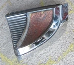 1965 Chrysler Imperial Lh Dash End Trim Plate Chrome Wood Used Orig 65. Fixed Price $35.00.