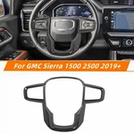 Carbon Fiber Steering Wheel Cover Trim For Gmc Sierra 1500 2500 19+ Accessories. Fixed Price $34.99.