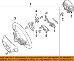 Hyundai Oem 15-26 Accent Steering Wheel Trim-steering Bolt 56115b1000. Fixed Price $7.06.
