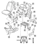 Genuine Mopar W/cup-holder Shield Left Outboard Uk252l5aa. Fixed Price $24.60.