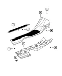 Genuine Mopar Body Side Sill Right 7bh52tx7ad. Fixed Price $18.76.