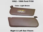 E0tb-1004122-awd Ford F150 Passenger Right & Left Driver Sun Visor Sunvisors. Fixed Price $79.00.