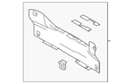 Genuine Ford Trunk Trim Panel Fr3z-6345522-ac. Fixed Price $161.89.