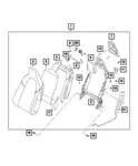 Genuine Mopar Seat Shield Side 68355522aa. Fixed Price $102.62.