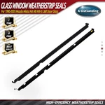 Door Glass Window Weatherstrip Seals Set For 1990-2005 Miata L&r Na01-58-810f. Fixed Price $33.90.