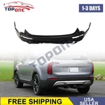 Rear Bumper Cover For 20-22 Kia Telluride Textured With Parking Aid Sensor Holes. Fixed Price $166.98.