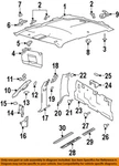 Ford Oem 09-14 F-150 Cab Interior Trim-center Plr Trim 9l3z1624346ca. Fixed Price $205.42.