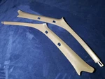95-00 Toyota Tacoma Windshield A Pillar Cover Trim Side Moulding Set Brown Oak. Fixed Price $94.95.