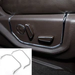 2pcs Chrome Front Seat Adjust Side Strips Cover Trim Strip For Ford F150 15-20. Fixed Price $21.49.