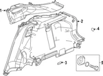 Genuine Gm Lower Quarter Trim 42911458. Fixed Price $77.21.