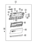 Genuine Mopar Stop Bumper 68565282aa. Fixed Price $11.81.