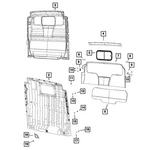 68132483aa Mopar Coat Hook For Ram Promaster 2500 1500 3500 2014-2019. Fixed Price $26.32.