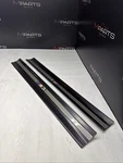 96-99 Bmw E36 M3 Coupe Door Sills Trims Pair Black Oem. Fixed Price $150.00.