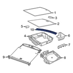 For Jeep Grand Cherokee 2022-2025 6ml67tx7ad Rear Liftgate Trim Scuff Plate. Fixed Price $182.37.