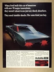 1969 Ford Techna Photo Autolite Parts Vintage Print Ad. Fixed Price $9.99.