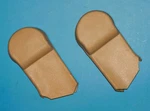 Lincoln Mark V Oem Front Seat Hinge Covers D6lb-6561693-awa & D6lb-6561692-awa. Fixed Price $18.99.