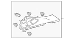 Genuine Acura Garnish R Quarter Pillar *nh900l* (deep Black) 84134-tjb-a11zb. Fixed Price $41.95.