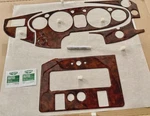 Fit Mg B 1968 - 1971 Golden Burl Wood New Interior Set Dash Trim Kit. Fixed Price $148.88.