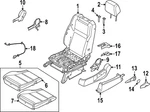 Genuine Nissan Seat Trim Panel 87380-9bu0a. Fixed Price $111.54.
