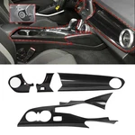 4pcs Carbon Fiber Dashboard Passenger Gear Panel Cover Trim For Chevy Camaro 16+. Fixed Price $120.99.
