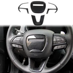 Carbon Fiber Style Steering Wheel Cover Trim For Dodge Durango 2014-2023. Fixed Price $23.99.