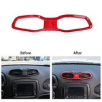 Interior Dashboard Air Vent Frame Trim Decor Cover For Jeep Renegade 2015-19 Red. Fixed Price $17.49.