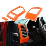 2x Orange Dashboard L+r Side Air Vent Covers Trim For Ford F150 2015-20 Interior. Fixed Price $18.22.