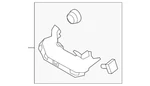 Genuine Ford Pillar Trim Fb5z-7831005-ab. Fixed Price $78.61.