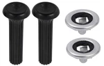 Oer Ribbed Door Lock Knob And Ferrule Set For 1968-1970 Buick Chevy Olds Pontiac. Fixed Price $30.98.