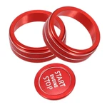 Ac Engine Push Button Switch Cover For Nissan Rogue Red (3 Set). Fixed Price $13.80.