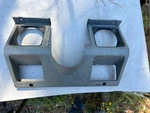 Jeep Wrangler Yj 87-95 Gray Steering Dash Cluster Bezel Insert Trim. Fixed Price $20.00.