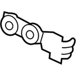 New Genuine Ford Nut Hex. (2010-2012) Oe W715111-s439. Fixed Price $15.11.