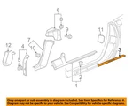Gm Oem 08-12 Corvette Pillars, Rocker Floor Interior Trim-decal 20864683. Fixed Price $132.33.
