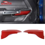 Red Interior Door Armrest Panel Decor Cover Trims For Ford Mustang 2015-23 Acces. Fixed Price $26.99.