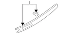 Genuine Mitsubishi Lower Molding 8002a663xb. Fixed Price $180.98.