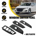 Carbon Fiber Look Window Lift Switch Panel Covers For Honda Accord 18-2021 Trim. Fixed Price $24.69.