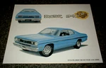 1970 Plymouth Duster 340 Mopar Art 70 71 72 318 383 426 Photo Poster. Fixed Price $11.99.