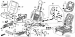 Genuine Honda Cover Front Seat-back 81128-ta6-a61zc. Fixed Price $499.79.