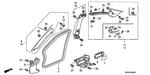Genuine Honda Garnish Assembly L Center Pillar (upper) *nh220l* (clear Gray) 84. Fixed Price $54.48.