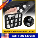 Door Window Switch Button Cover Sticker For Mercedes-benz 2005 C400 Chrome 14pcs. Fixed Price $13.29.