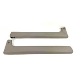 1986-89 Porsche 930 964 911 Silver Gray Leather Lower Dash Knee Pad Bolster Set. Fixed Price $494.99.