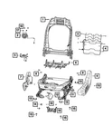 Genuine Mopar Front Seat Shield 6mj74dx9ad. Fixed Price $70.08.