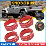 4pcs Air Conditioner Headlight Switch Knob Trim For Jeep Wrangler Jl 18+/jt 20+. Fixed Price $13.29.