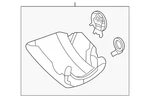 Genuine Volkswagen Steering Column Cover 5n0-858-559-ae-82v. Fixed Price $105.59.