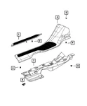 Genuine Mopar Body Side Sill Right 7bh52tx7ad. Fixed Price $22.48.