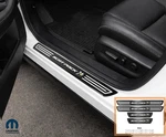 Scat Pack Carbon Fiber Door Sill Cover Pad Set For Dodge Challenger Charger 4pc. Fixed Price $144.99.